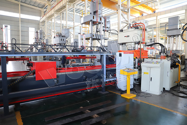 400噸錨桿托盤自動化生產線車間試機 400噸錨桿托盤自動化生產線車間試機