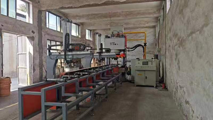 500噸錨桿托盤自動化生產線客戶現場